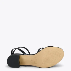 Sandalias De Tacón<miMaO Viena - Sandalias De Tiras Finas Y Tacón Bajo Negro