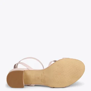 Sandalias De Tacón<miMaO Viena - Sandalias De Tiras Finas Y Tacón Bajo Nude