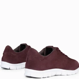 Deportivas<miMaO Walk - Zapatillas De Mujer Extra Ligera Hidrofuga Burdeos