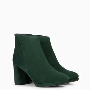 Botines De Mujer<miMaO Witten - Botin Con Plataforma Verde