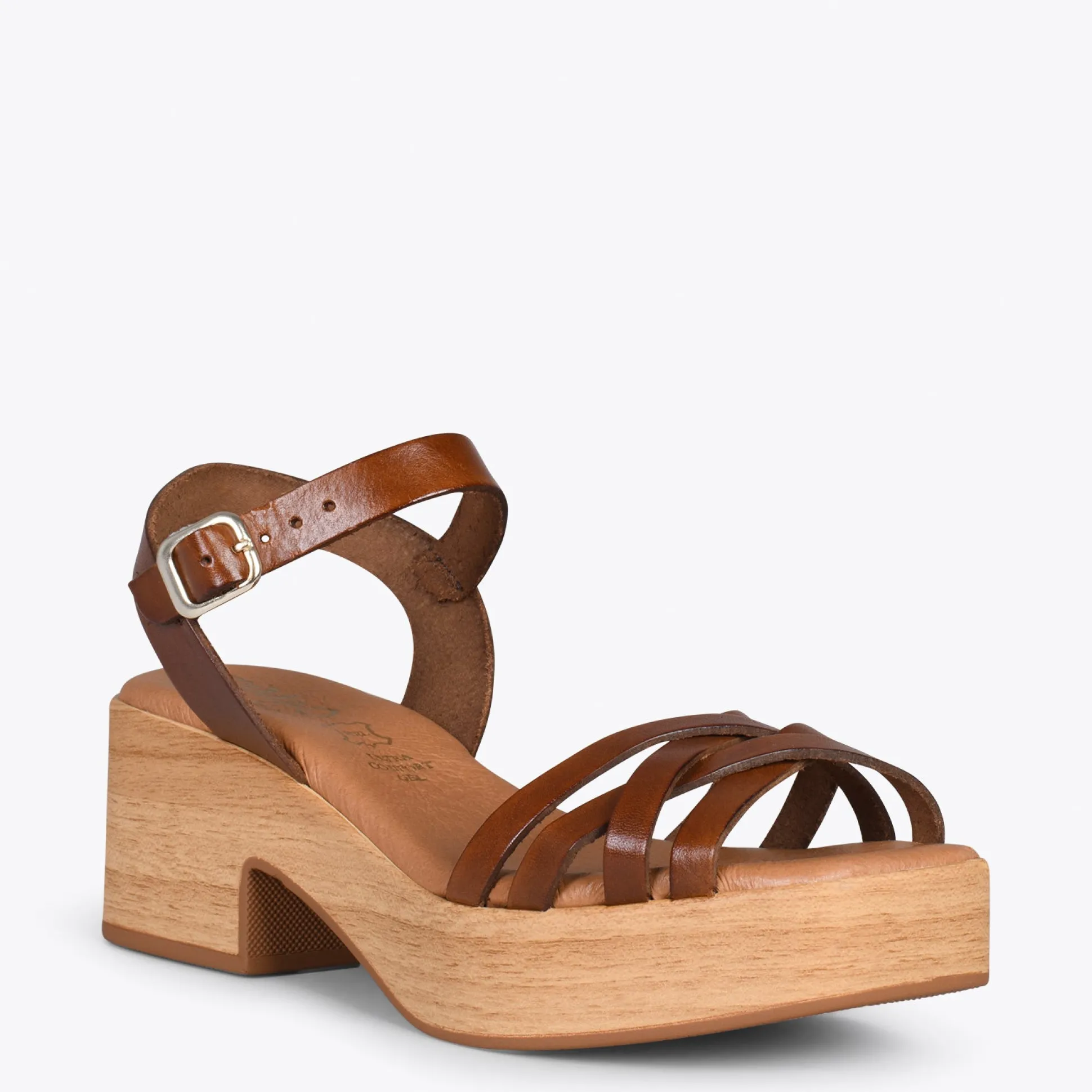 wood__sandalias_imitacion_1-2.webp Sandalias De Tacón<miMaO Wood – Sandalias Imitacion Madera Con Tiras Marron