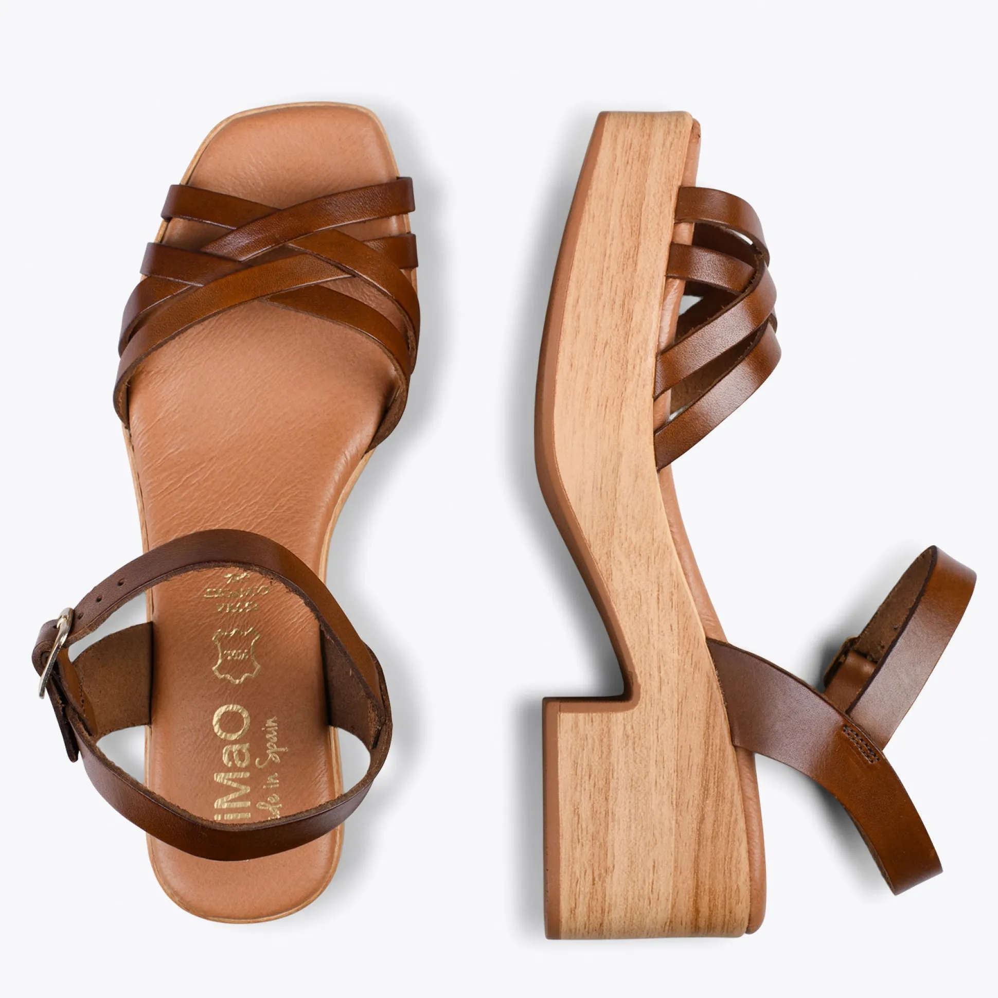 wood__sandalias_imitacion_2-2.webp Sandalias De Tacón<miMaO Wood – Sandalias Imitacion Madera Con Tiras Marron