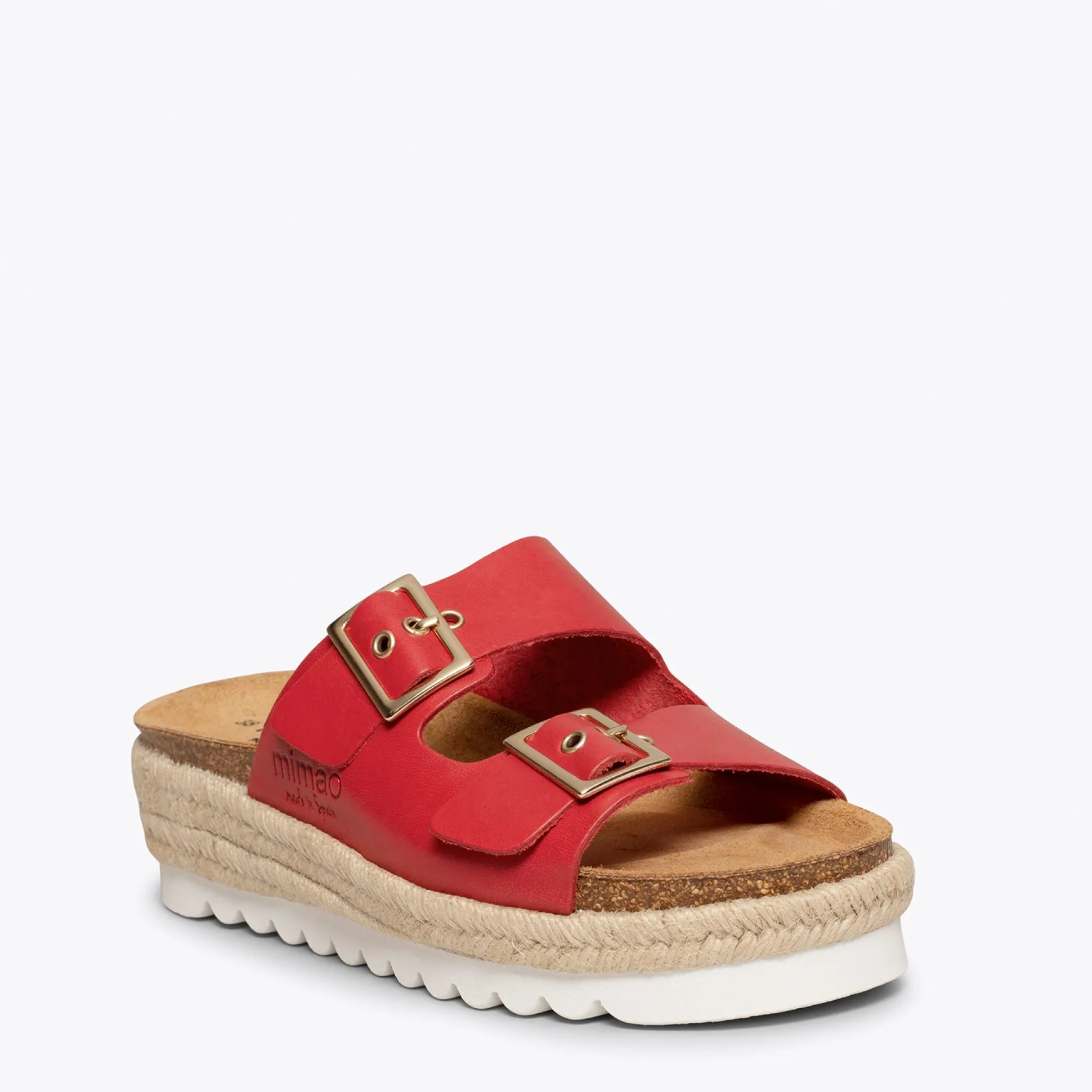 yute_sandalias_de_platafo_1.webp Esparto Y Alpargatas<miMaO Yute Sandalias De Plataforma De Esparto Rojas Bio