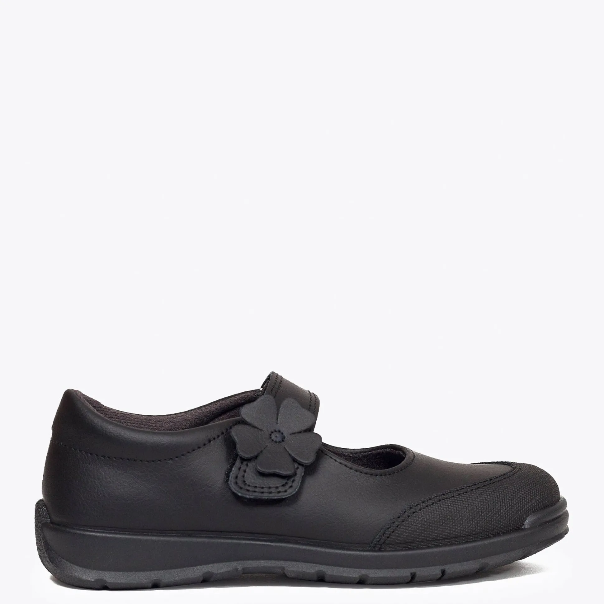 zapatos_colegiales_nina_m_0-1.webp Zapato<miMaO Zapatos Colegiales Nina "Merceditas" Con Flor En Piel Negro