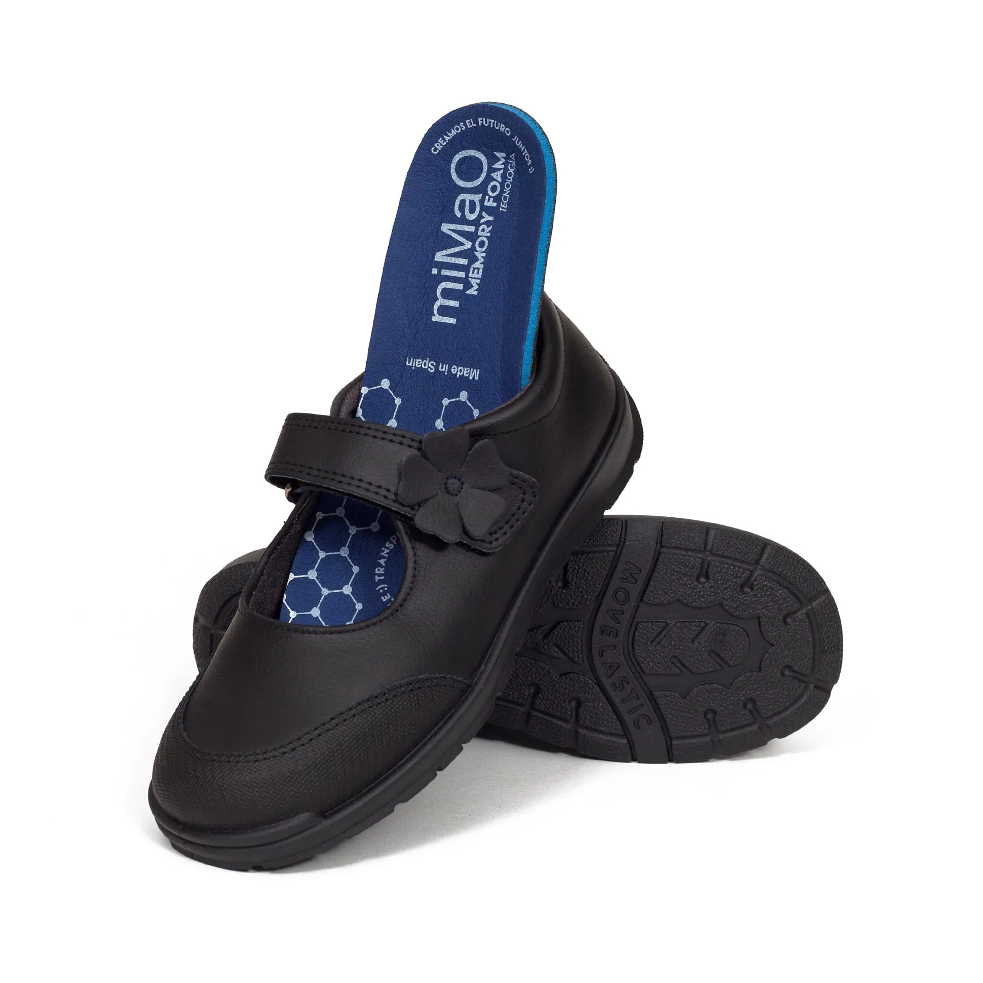 zapatos_colegiales_nina_m_2-1.webp Zapato<miMaO Zapatos Colegiales Nina "Merceditas" Con Flor En Piel Negro