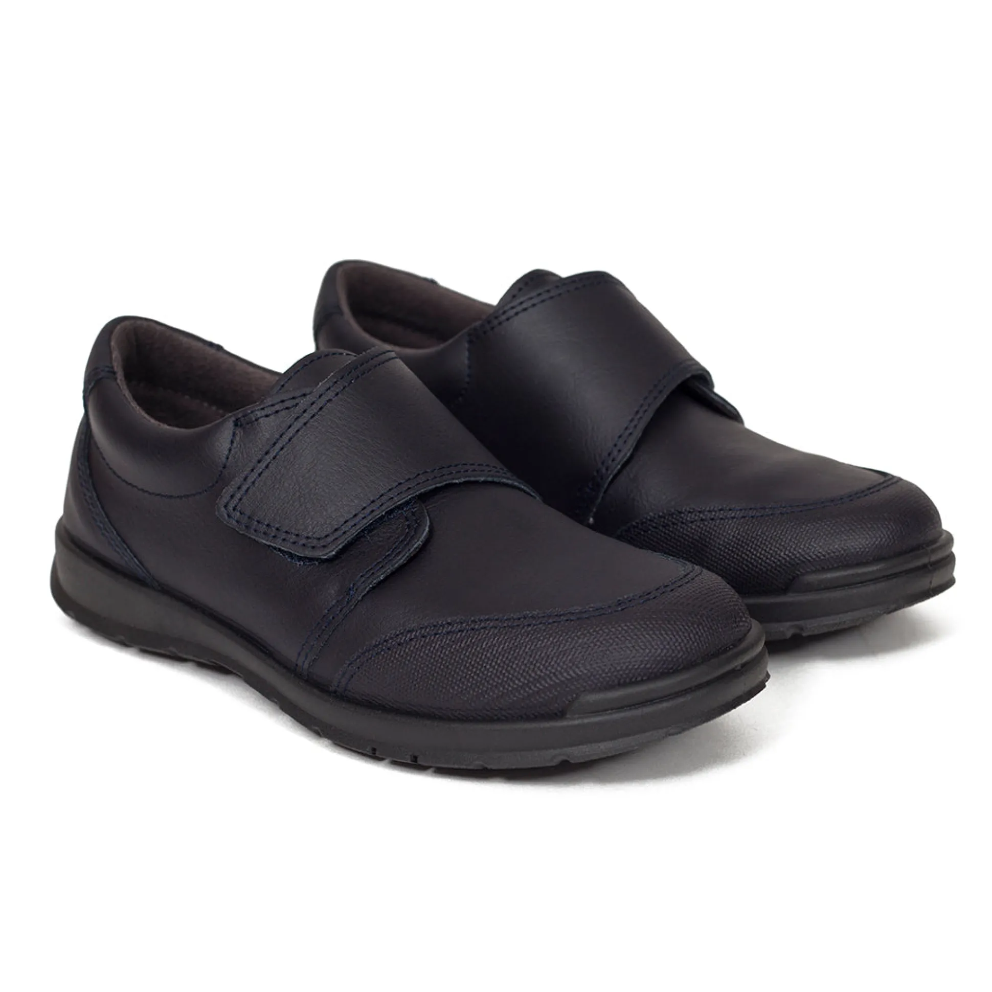 zapatos_colegiales_nios_c_1.webp Zapato<miMaO Zapatos Colegiales Niños Clasico De Velcro En Piel Azul Marino