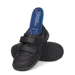Zapato<miMaO Zapatos Colegiales Niños Uniforme Colegio Piel Lavable Negro